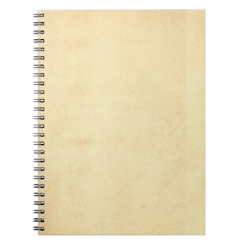 Blank Yellowed Antique Paper Notebook
