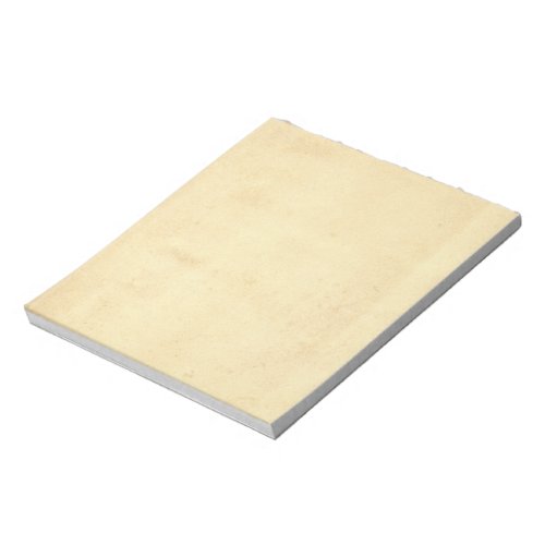 Blank Yellowed Antique Paper Notepad