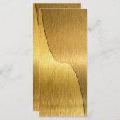 Blank Yin Yang Gold Rack Cards (Front/Back)