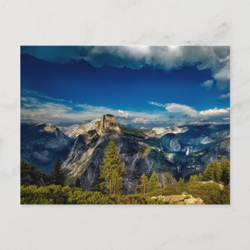 Blank Yosemite Valley in Yosemite National Park Postcard