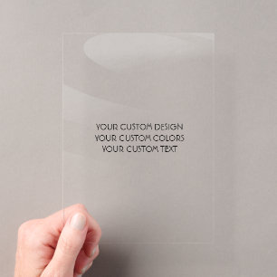 BLANK Your Custom Design - Petite Acrylic Invitation