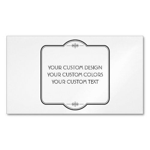 BLANK Your Design Here _ Business Card Magnet