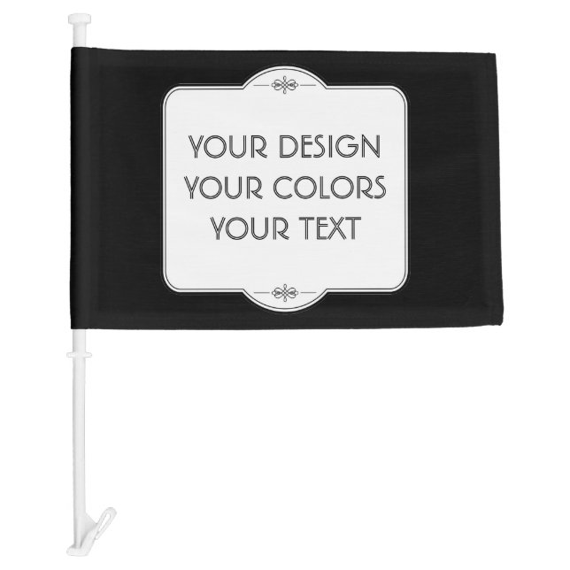BLANK Your Design Here - Car Flag (Front)