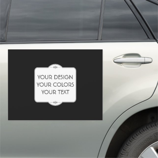 BLANK Your Design Here - Car Magnet (In Situ)