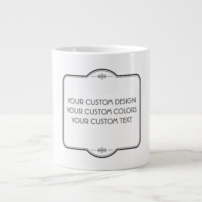 BLANK Your Design Here - Giant Coffee Mug (Front)