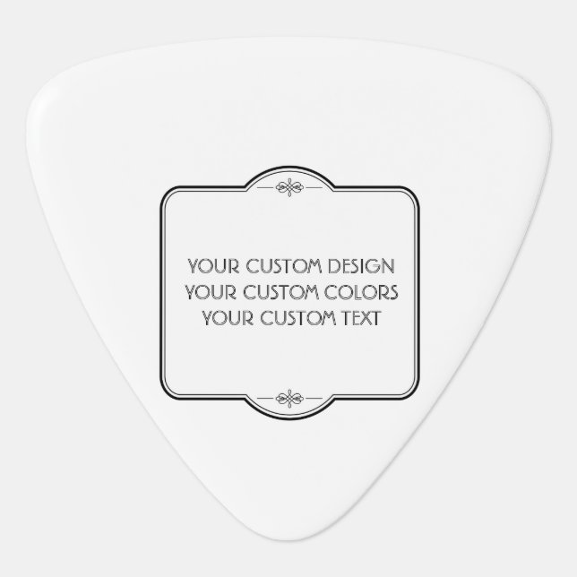BLANK Your Design Here - Guitar Pick (Front)