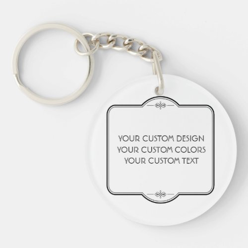 BLANK Your Design Here _ Keychain
