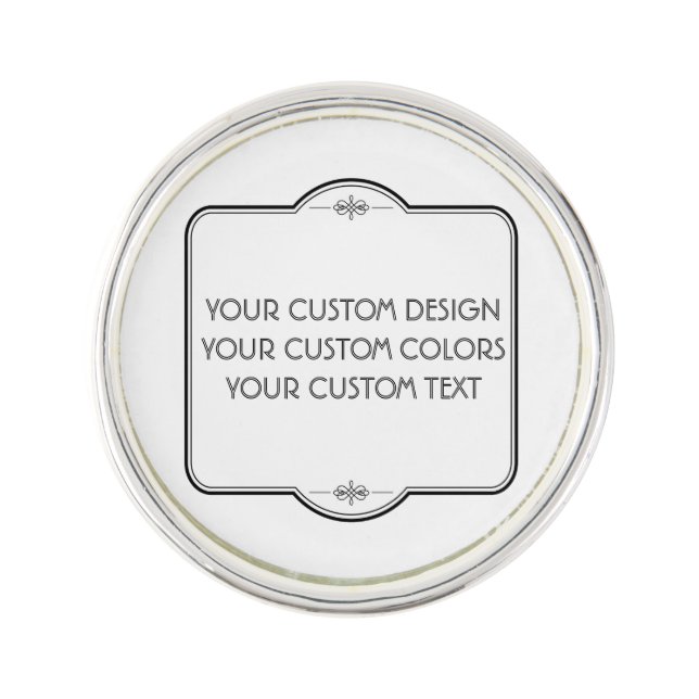 BLANK Your Design Here - Lapel Pin (Front)