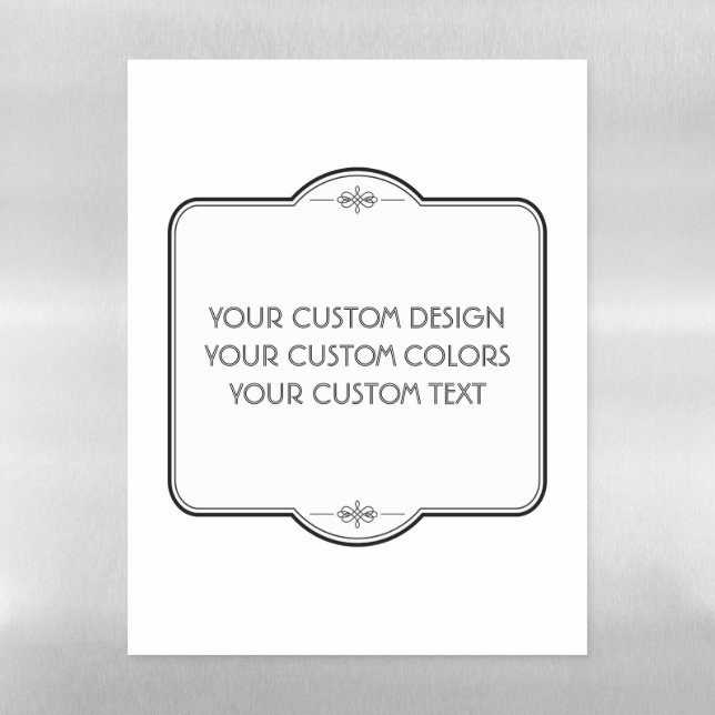 BLANK Your Design Here - Magnetic Dry Erase Sheet (Vertical)