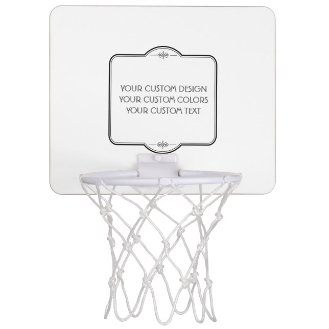 BLANK Your Design Here - Mini Basketball Hoop (Front)