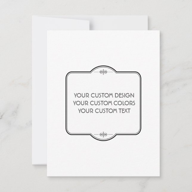 BLANK Your Design Here - Note Card (Front)