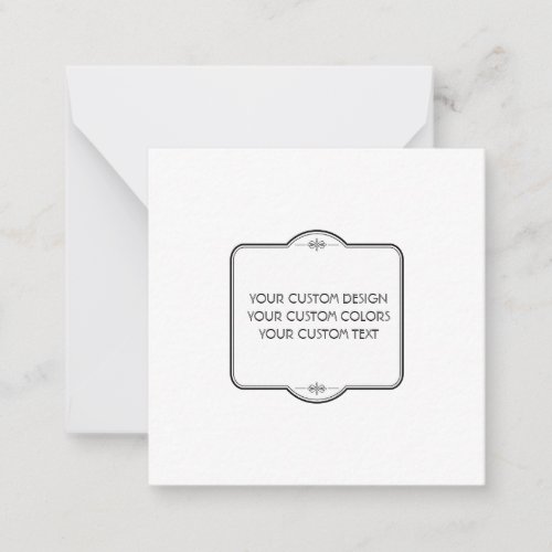 BLANK Your Design Here _ Note Card