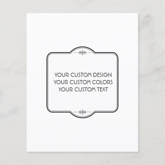 BLANK Your Design Here - Paper Sheet (Front)