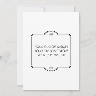 BLANK Your Design Here - Thank You Card