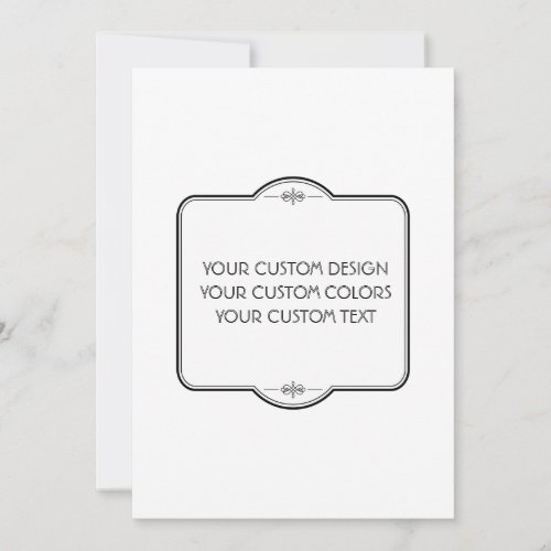 BLANK Your Design Here _ Thank You Card