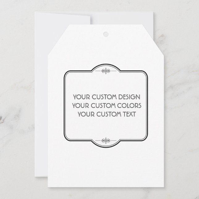 BLANK Your Design Here - Thank You Card (Front)