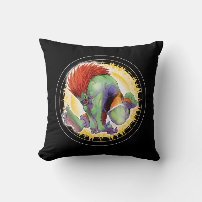 Blanka 2 throw pillow (Front)