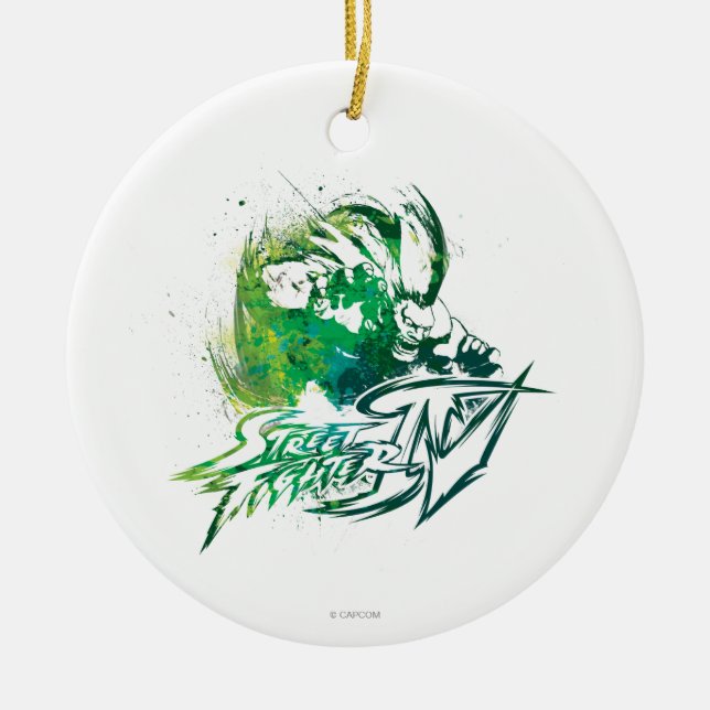 Blanka Ceramic Ornament (Front)