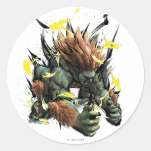 Blanka Charge Classic Round Sticker