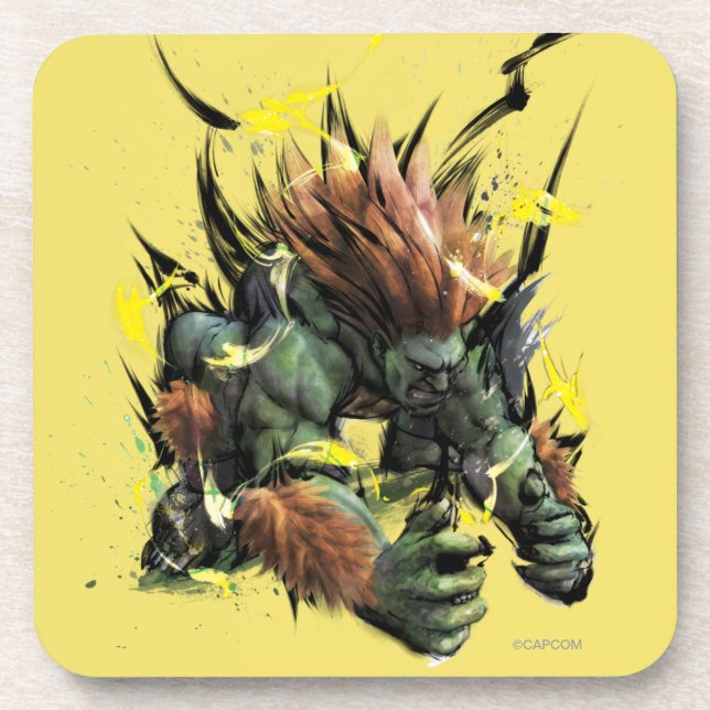 Blanka Charge Drink Coaster (Front)