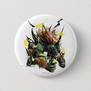 Blanka Charge Pinback Button