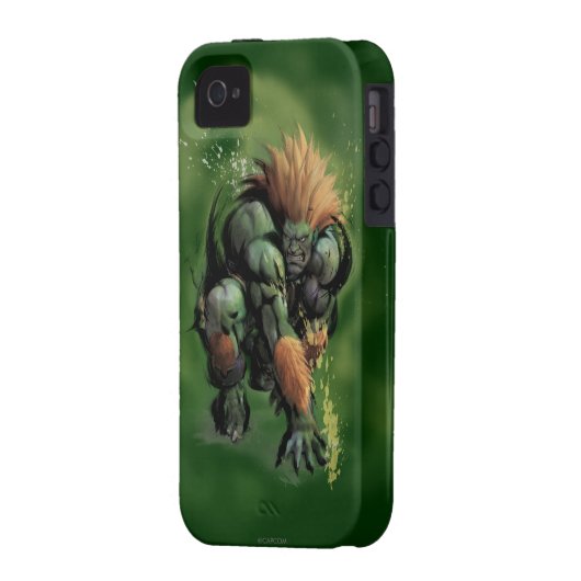 Blanka Crouch Case-Mate iPhone Case (Back Left)