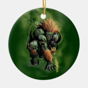 Blanka Crouch Ceramic Ornament