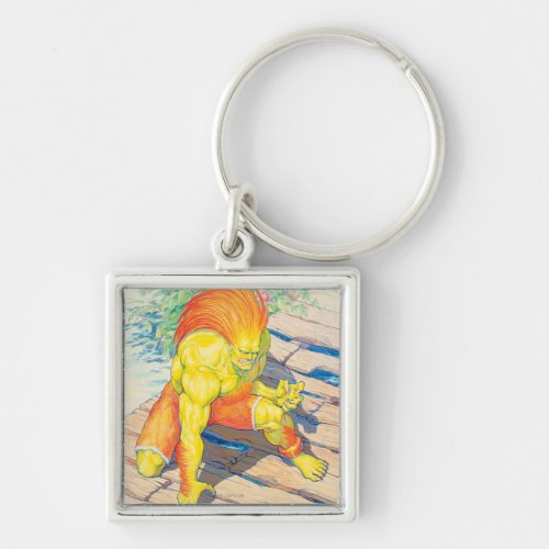 Blanka on Bridge Keychain