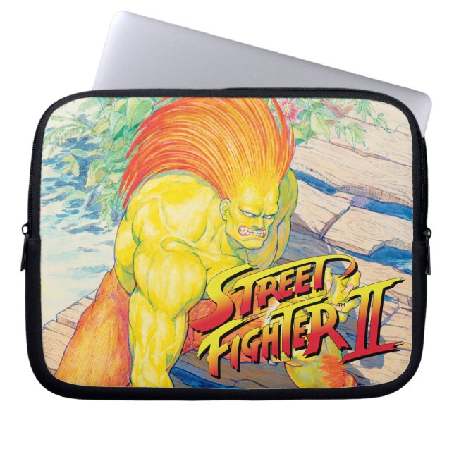 Blanka on Bridge Laptop Sleeve (Front)