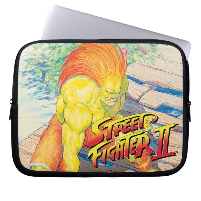 Blanka on Bridge Laptop Sleeve (Front)