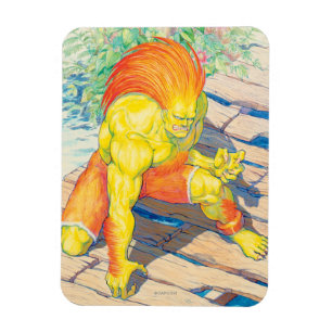 Blanka on Bridge Magnet