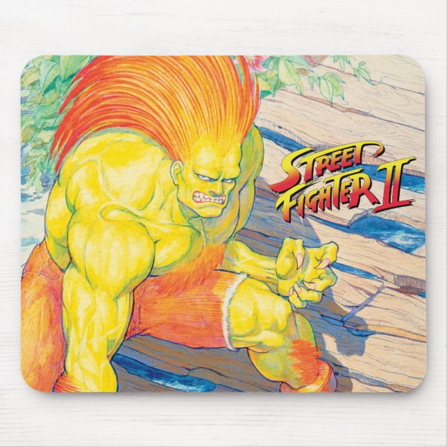 Blanka on Bridge Mouse Pad (Front)