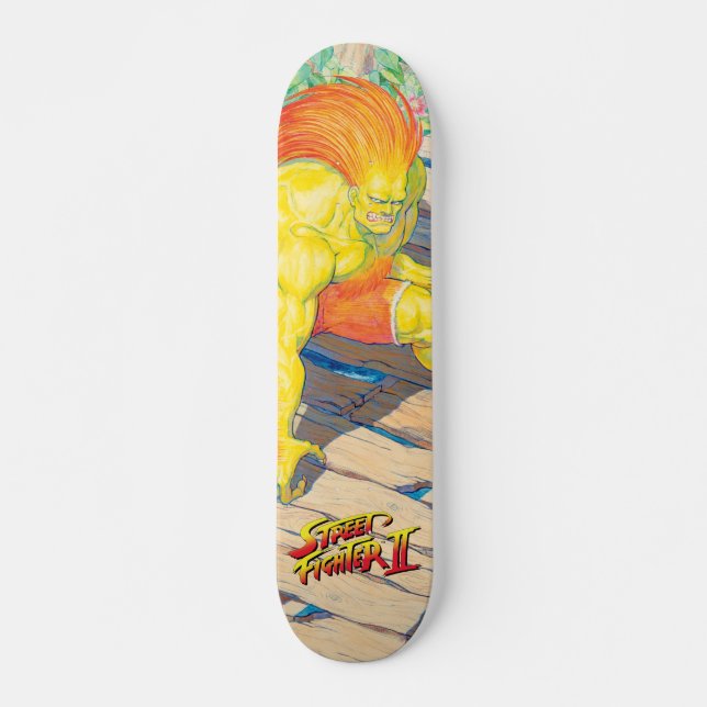 Blanka on Bridge Skateboard (Front)