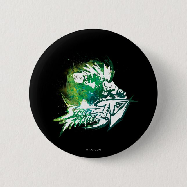 Blanka Pinback Button (Front)