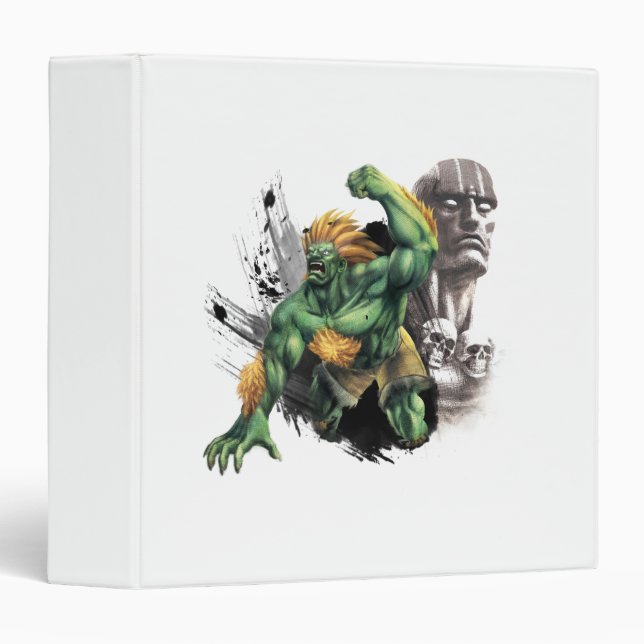 Blanka Vs. Dhalsim Binder (Front/Spine)
