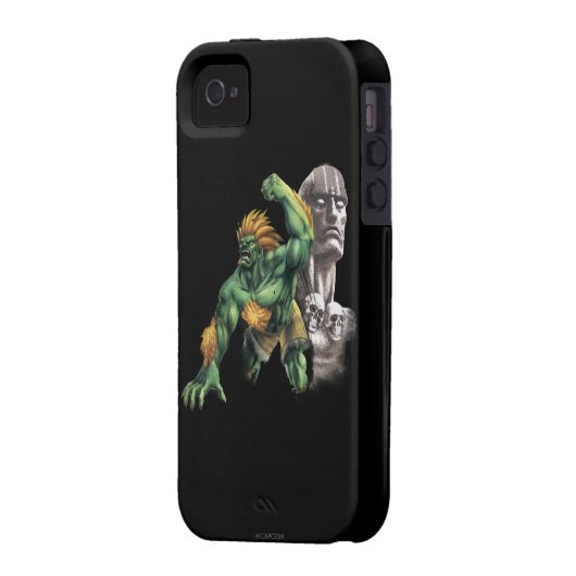 Blanka Vs. Dhalsim Case-Mate iPhone Case (Back Left)