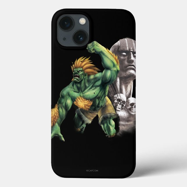 Blanka Vs. Dhalsim Case-Mate iPhone Case (Back)