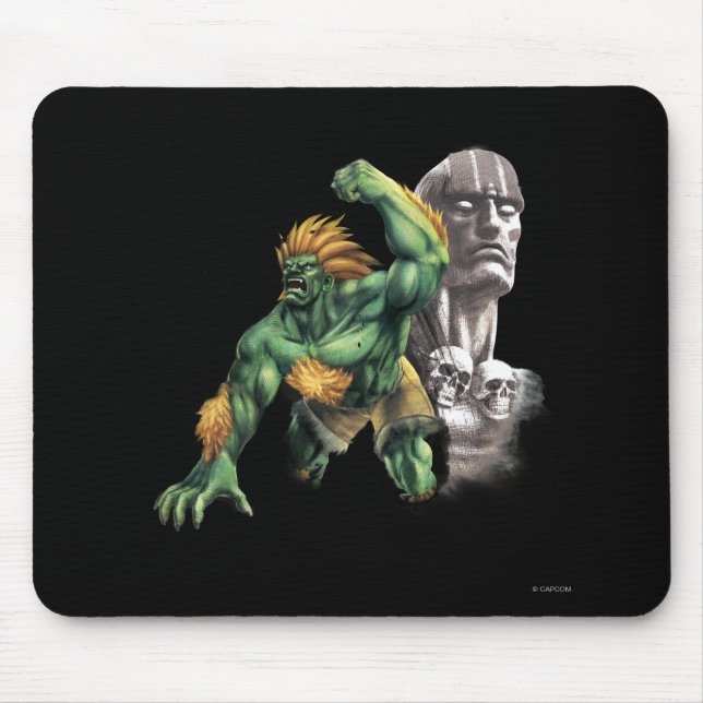 Blanka Vs. Dhalsim Mouse Pad (Front)