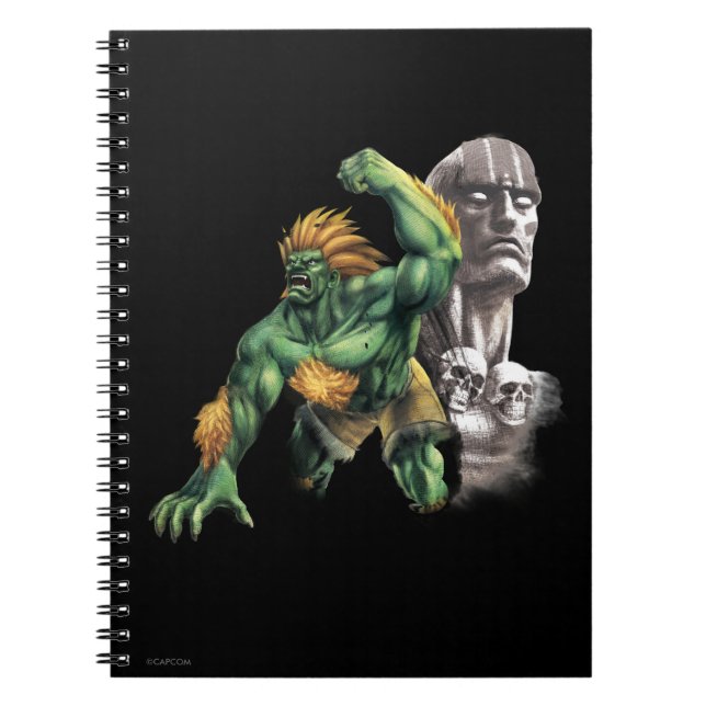 Blanka Vs. Dhalsim Notebook (Front)