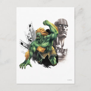 Blanka Vs. Dhalsim Postcard