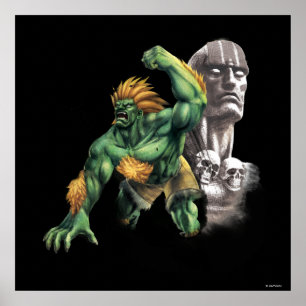 Blanka Vs. Dhalsim Poster