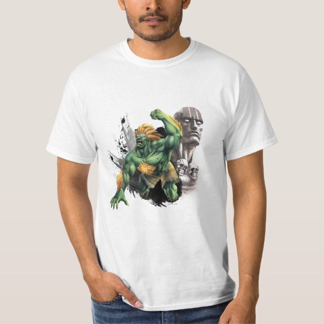 Blanka Vs. Dhalsim T-Shirt (Front)