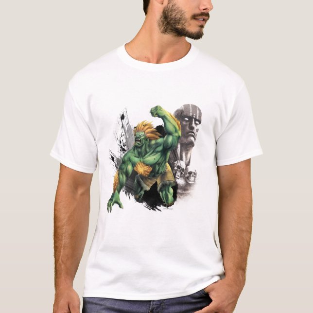 Blanka Vs. Dhalsim T-Shirt (Front)