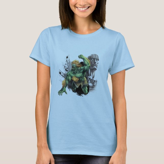 Blanka Vs. Dhalsim T-Shirt (Front)