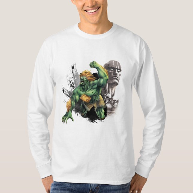 Blanka Vs. Dhalsim T-Shirt (Front)