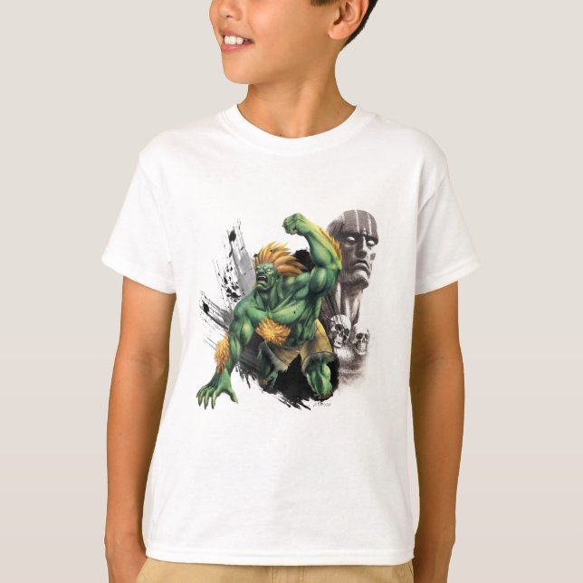 Blanka Vs. Dhalsim T-Shirt (Front)