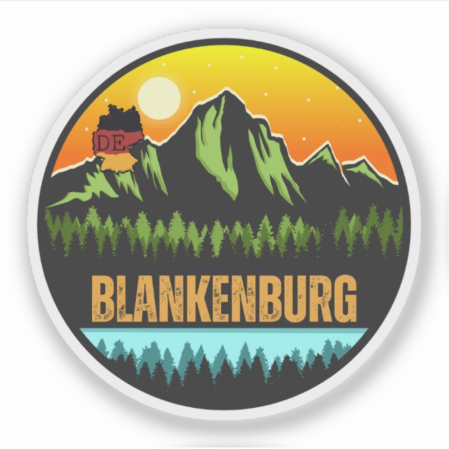 Blankenburg, Germany Sticker (Front)