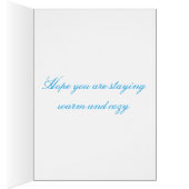 Blanket Abstract Warm and Cozy Cards (Inside (Right))