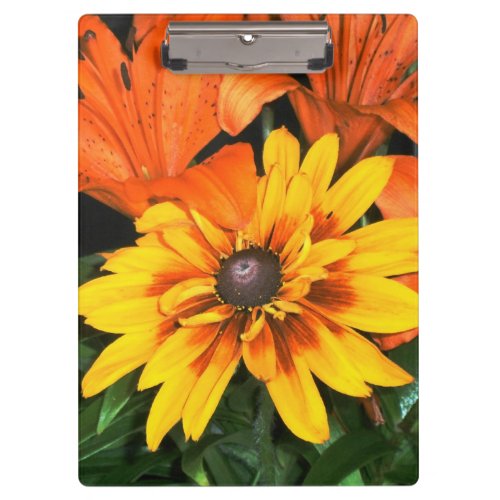 Blanket Among the Lilies Flower Clipboard