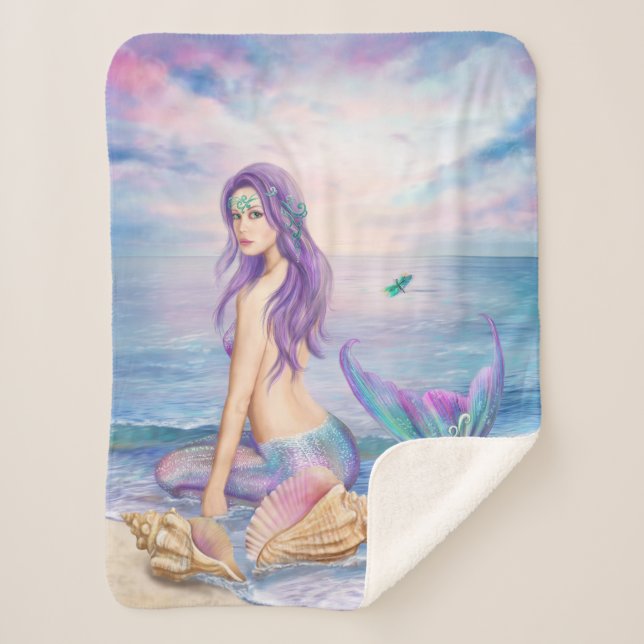 Blanket Blue Mermaid (Front)